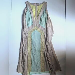 Color Block Open-back dress, Med